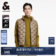 杰克·瓊斯（JACK&JONES）冬修身時(shí)尚簡(jiǎn)約輕盈保暖柔軟舒適羽絨馬甲背心外套男裝224434011 E10栗褐色 L 180
