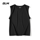 GLM男士冰絲背心夏季速干網(wǎng)眼透氣上衣無(wú)袖寬松大碼運動(dòng)涼感坎肩男裝