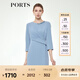 PORTS寶姿春夏女裝氣質(zhì)修身剪裁連衣裙 ALM8D159MWP105 石南色-2 XS (2)