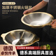 耐吉佳德國重慶火鍋鍋具鍍金商用電磁爐專用平底子母鍋鴛鴦火鍋盆加 內(nèi)徑紅湯火鍋(金邊) 32cm