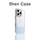 涵苑個性ins撞色殼適用iPhone16手機殼蘋果15pro簡約14promax透全包防摔個性男女簡約外殼 奶藍色-透氣撞色殼 iPhone16ProMax