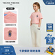 Teenie Weenie Kids【涼感】小熊童裝25年夏男女童寶短袖T恤打底衫 粉色 150 cm