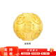 億色999足金福氣金珠轉(zhuǎn)運(yùn)珠3D硬金黃金祥云珠真言金珠路路通串珠散珠 金錢珠 14mm 約1.5-1.55g