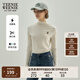 Teenie Weenie【多性能肌底衣】小熊長(zhǎng)袖T恤女秋冬刺繡半高領(lǐng)打底衫女 象牙白 M (165)