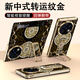 宜客愛(ài)【翻蓋腕帶支架】新中式轉運紋適用vivoxfold5手機殼vivoxfold5折疊屏保護套男女新款全包防摔超薄 金色【新中式轉運紋金】腕帶支架+翻蓋皮套+智能視窗 vivo x fold5