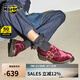 馬?。―R.MARTENS）Vegan 8065女早秋舒適百搭鉚釘絲絨女瑪麗珍鞋 櫻桃紅色 38