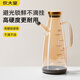 炊大皇廚房家用玻璃油壺倒油壺茶透色高硼硅玻璃油壺1000ML