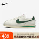 耐克（NIKE）女子 CORTEZ 輕便阿甘鞋休閑鞋 DN1791-101帆白/綠-黑 38