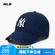 MLB帽子男女軟頂棒球帽虞書欣明星同款運動鴨舌帽3ACP6601N-50NYS-F