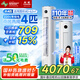 長虹（CHANGHONG）空調(diào)4匹熊貓懶新能效省電家電國家補貼220V家用電變頻立式空調(diào)柜機KFR-100LW/ZDTTW3+R2以舊換新
