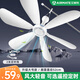 艾美特（AIRMATE） 電風(fēng)扇小吊扇學(xué)生宿舍床上大風(fēng)力小風(fēng)扇蚊帳扇 輕音辦公床頭微風(fēng)電扇家用迷你 升級大號款+定時(shí)線(xiàn)