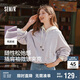 森馬外套女短款寬松純色夾克2025春秋復(fù)古休閑棒球領(lǐng)109125108005