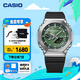 卡西歐（CASIO）G-SHOCK GM-2100八王子明星同款歐8金屬表頭運(yùn)動男士手表 GBM-2100A-1A3PR