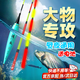 夜光漂咬鉤變色魚漂全套一整套釣魚漁具鯽鯉浮漂高靈敏度日夜兩用 大物AD-02【吃鉛5.0g】 【不變色】+送1粒電池