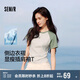 森馬（Semir）[商場同款]短袖T恤女撞色插肩袖修身2025夏涼感上衣101325100052