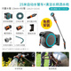 嘉丁拿（GARDENA）歐洲知名品牌德國進(jìn)口水管車(chē)自動(dòng)回收庭院沖洗澆花水管回縮盤(pán)繞器 25米自動(dòng)水管車(chē)+清潔長(cháng)柄灑水槍