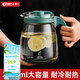 天喜涼水壺大容量玻璃冷水壺花茶杯家用茶水泡茶壺節(jié)日禮物2300ml