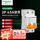施耐德空氣開(kāi)關(guān) Easy9系列小型斷路器 220V家用2P空開(kāi)雙極總電閘開(kāi)關(guān) 2P C63A 2P空氣開(kāi)關(guān) C型