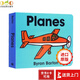 進(jìn)口英文原版 Planes 各種各樣的飛機(jī) 拜倫巴頓 交通工具幼兒?jiǎn)⒚烧J(rèn)知 紙板書