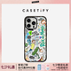 CASETIFY 瑞克和莫蒂 x CASETiFY聯(lián)名 多重宇宙貼紙滿印防摔手機殼iPhone16 透明黑框 iPhone 16 Pro Max