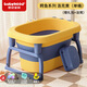 世紀寶貝（babyhood）嬰兒洗澡盆泡澡桶可折疊浴桶寶寶游泳桶大號新生兒童用品 洛克黃(單桶)【送禮包+浴凳】