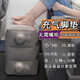 充氣腳墊高鐵飛機(jī)睡覺神器經(jīng)濟(jì)艙副駕駛腿凳長(zhǎng)途飛行神器旅行枕頭 灰色雙層按壓氣閥 （三層可調(diào)節(jié)款）含收納袋