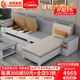 帛萌全實(shí)木沙發(fā)冬夏兩用現代簡(jiǎn)約箱體儲物客廳沙發(fā)橡木轉角貴妃大沙發(fā) 【儲物款】四人位+貴妃+茶幾