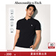 ABERCROMBIE & FITCH【舒適透氣】男裝25夏季新款經(jīng)典小麋鹿POLO衫T恤KI124-5182 黑色 XS (170/84A)