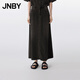 JNBY/江南布衣25夏新品半身裙牛仔A型簡(jiǎn)約通勤休閑5P4D14410 998/牛仔深灰 L
