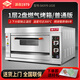 紅菱商用烤箱大型商用燃氣烤箱大容量燃氣蛋撻西點(diǎn)蛋糕面包店烤爐雙層烘培大容量焗爐 【1層2盤(pán)/燃氣】SKXY9-102E