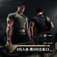 Monster Guardians【蛇年限定】健身衣男 吸濕排汗訓(xùn)練服輕薄透氣緊身衣 軍綠色 XL 