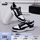 彪馬（PUMA）男女同款經(jīng)典休閑透氣復古百搭潮流板鞋 REBOUND 370539 黑色-白-01 42