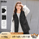 MsShe【小香風(fēng)格子粗花呢】大碼女裝2025春裝胖mm流蘇V領(lǐng)馬甲外套 馬甲-黑色現(xiàn)貨 3XL