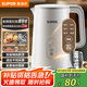 蘇泊爾（SUPOR）1.5L側(cè)顯溫度燒水壺 觸控5段調(diào)溫保溫恒溫 母嬰沖奶粉電熱水壺電水壺304不銹鋼 養(yǎng)生 SW-15J71A