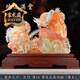 宋禮庭 SOGLYTIN天然阿富汗紅花冰玉石山水玉雕擺件客廳玄關裝飾品開業(yè)慶典禮品 長73厚14高60
