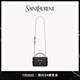 YSL圣羅蘭 女士GABY VANITY BAG 羊皮革肩帶手拿包 黑色 U