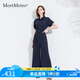 MeetMetro瑪依爾時(shí)尚通勤連體褲女2025夏季新款工裝風(fēng)休閑連體衣 藏藍(lán)色【現(xiàn)貨閃電發(fā)】 XL