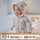 OAK FAMILY秋冬新品寶寶夾棉連體衣新生嬰幼兒連帽保暖全棉爬服嬰兒衣服 綠野仙蹤 90cm