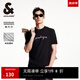 杰克·瓊斯（JACK&JONES）安心品質(zhì)25年男裝短袖t恤男士夏柔軟垂感絲滑莫代爾圓領(lǐng)高端半袖 E40黑色 常規(guī) XL