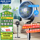 奧克斯（AUX）空氣循環(huán)扇遙控電風(fēng)扇家用搖頭電扇換氣扇循環(huán)對流風(fēng)扇輕音低噪節(jié)能語音立式家用電風(fēng)扇 語音款+9H定時+氛圍燈+內(nèi)置香薰