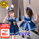 G.DUCKKIDS朱迪兔子警官女童連衣裙夏季兒童洛麗塔公主裙女寶寶生日禮服裙子 連衣裙+安全褲+領(lǐng)帶 120 尺碼5~6歲【110-120cm】