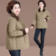 緹米媗小個(gè)子媽媽棉服夾棉外套2026新款中老年女裝春裝棉衣百搭輕薄棉襖 駝色（輕薄夾棉）HYA816 2XL 建議穿120-135斤