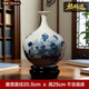 福格達（FUGEDA）陶瓷手繪花瓶擺件創(chuàng  )意中式觀(guān)賞瓶客廳電視柜裝飾品博古架擺設送禮 賞瓶-國香【破損包換】