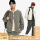 KAMA卡瑪工裝風(fēng)立領(lǐng)夾克2025新款秋季男裝拉鏈口袋立體剪裁外套 綠色 XL