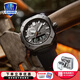 卡西歐（CASIO） 【全國(guó)聯(lián)?！渴直砣馗袘?yīng)器碳素纖維表帶戶外登山表太陽能男表 PRW-6900Y-1PR