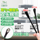 云趣新芽 黑色雙頭耳勺棉簽600支掏耳朵棉簽化妝棉簽螺旋頭清潔棉棒3盒