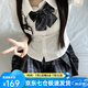 蘿美醬jk制服原創(chuàng)純欲風(fēng)夏季辣妹性感套裝學(xué)院風(fēng)女超短JK百褶裙收腰顯瘦 短袖純欲襯衫+矜鶴42cm+結(jié)胸牌 M 【建議95-105斤】