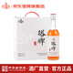 塔牌 五年元紅花雕酒 干型紹興黃酒 手工冬釀糯米酒 500mL 6瓶