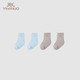 英氏（YEEHOO）【商場(chǎng)同款】?jì)和m子秋冬加厚保暖襪子5A抑菌2雙裝