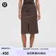 lululemon丨City Sleek 女士高腰半身裙 LW8ALKS 濃縮咖啡色 26